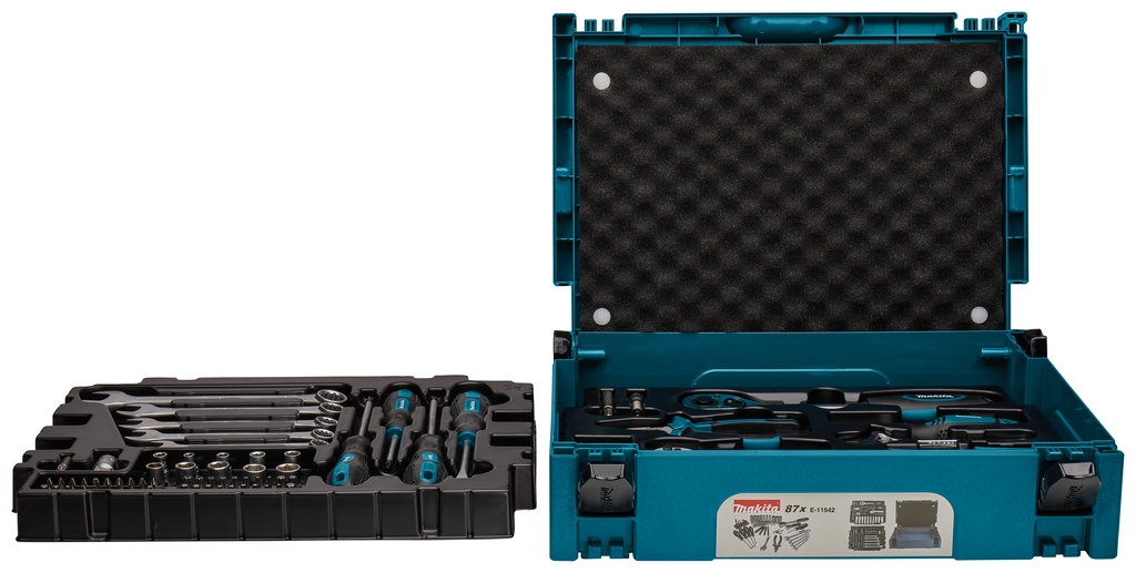 Makita Zubehör E-11542 Handwerkzeug-Set 87-teilig in MBox1