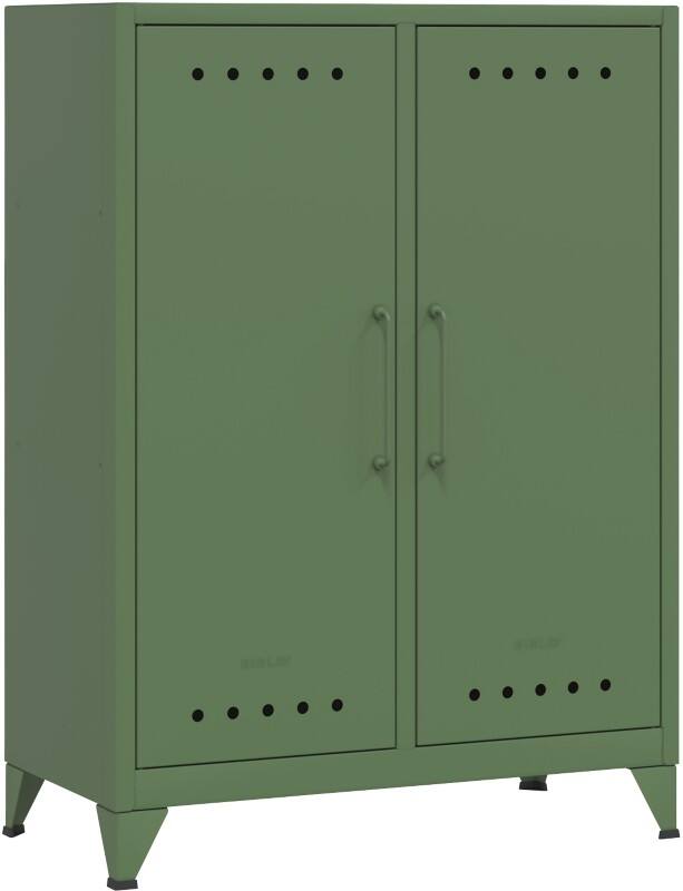 Bisley Fern Sideboard Metall 800 x 400 x 110 mm Olivgrün