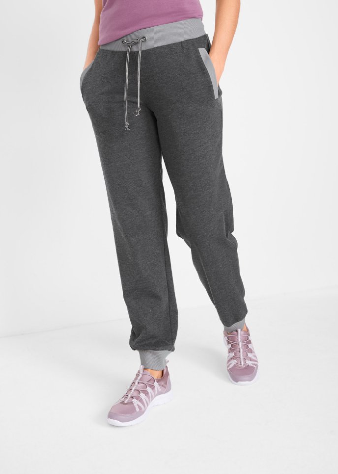 Jogginghose mit Kontrastbündchen