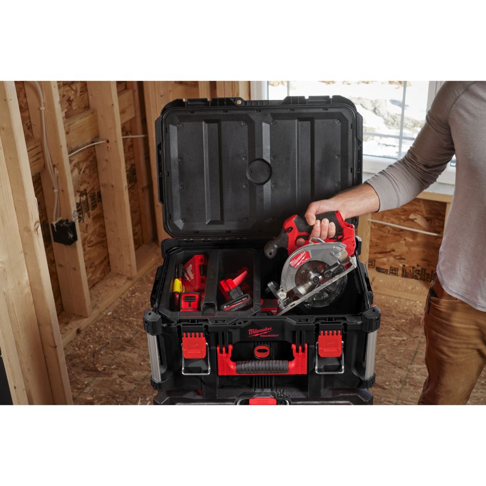 Milwaukee 4933493489 M12 FCS442-502X FUEL™ kompaktna krožna žaga 12 V 2x5,0 Ah v škatli HD-Box