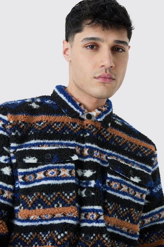 Overshirt mit Borg-Aufnäher