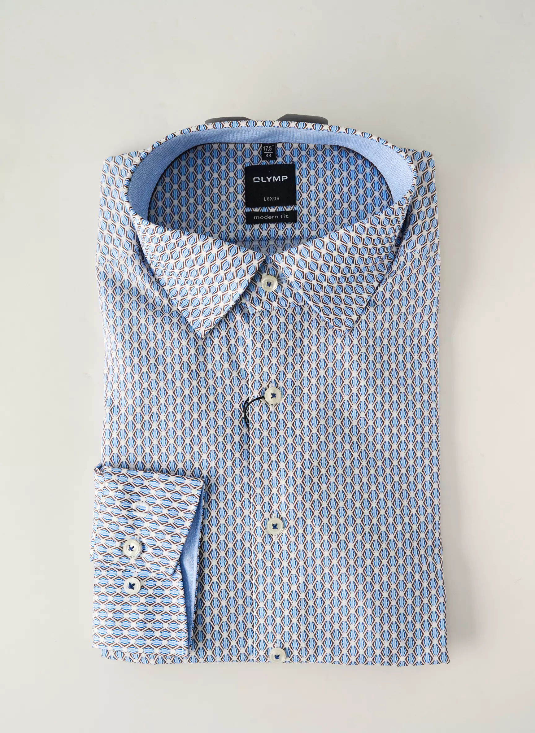 Olymp Manches Longues Homme couleur bleu