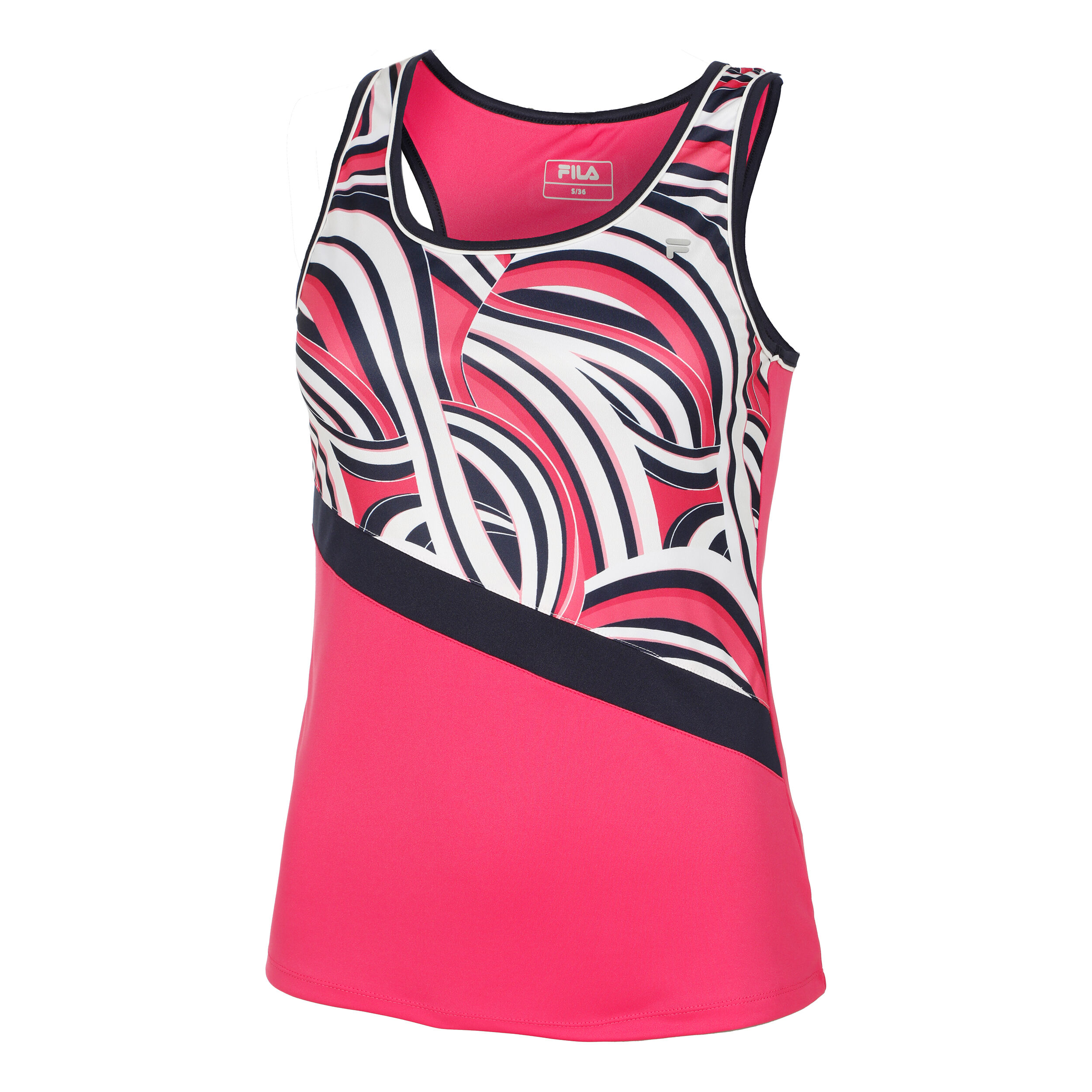 Maria Tank-Top Damen - Pink, Mehrfarbig