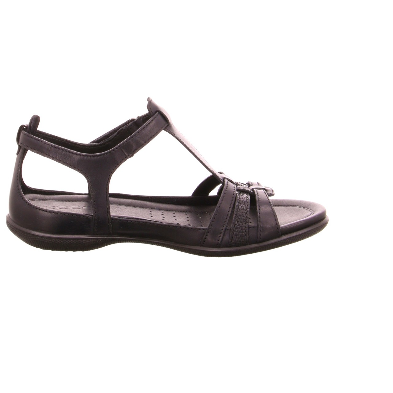 ECCO Komfort Sandalen schwarz Flash