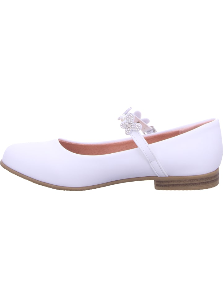 Indigo Slipper in weiß günstig kaufen