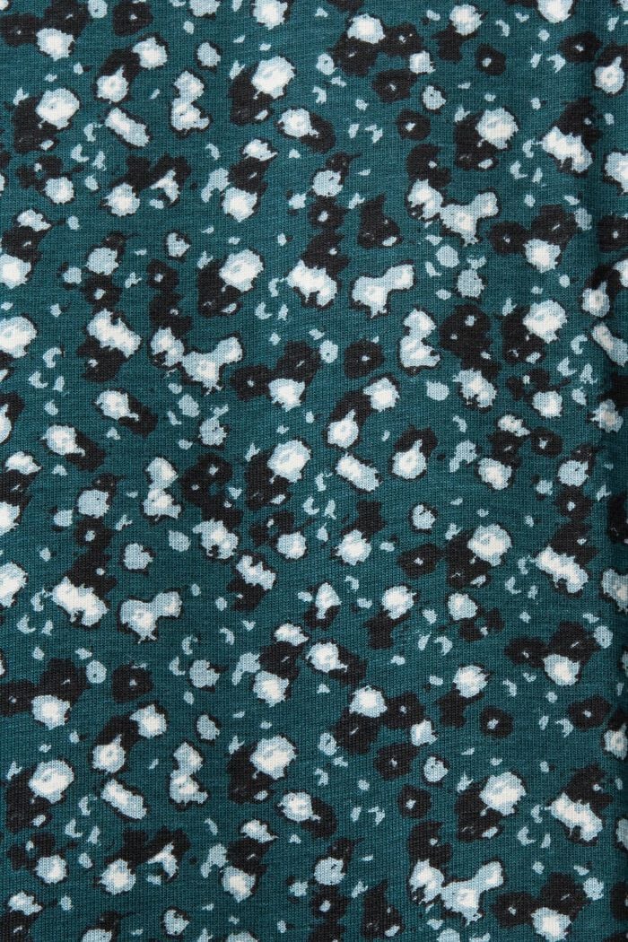 Longsleeve mit Print und Rollkragen