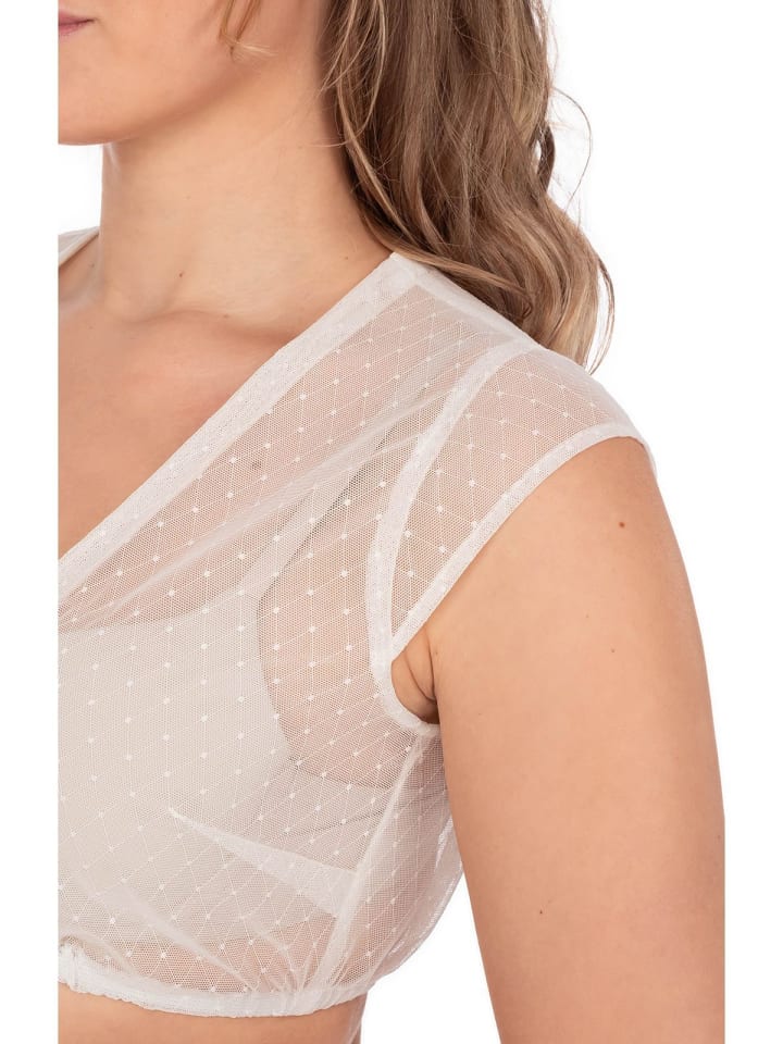 MarJo Dirndlbluse HALINA-DORINA in offwhite günstig kaufen 44