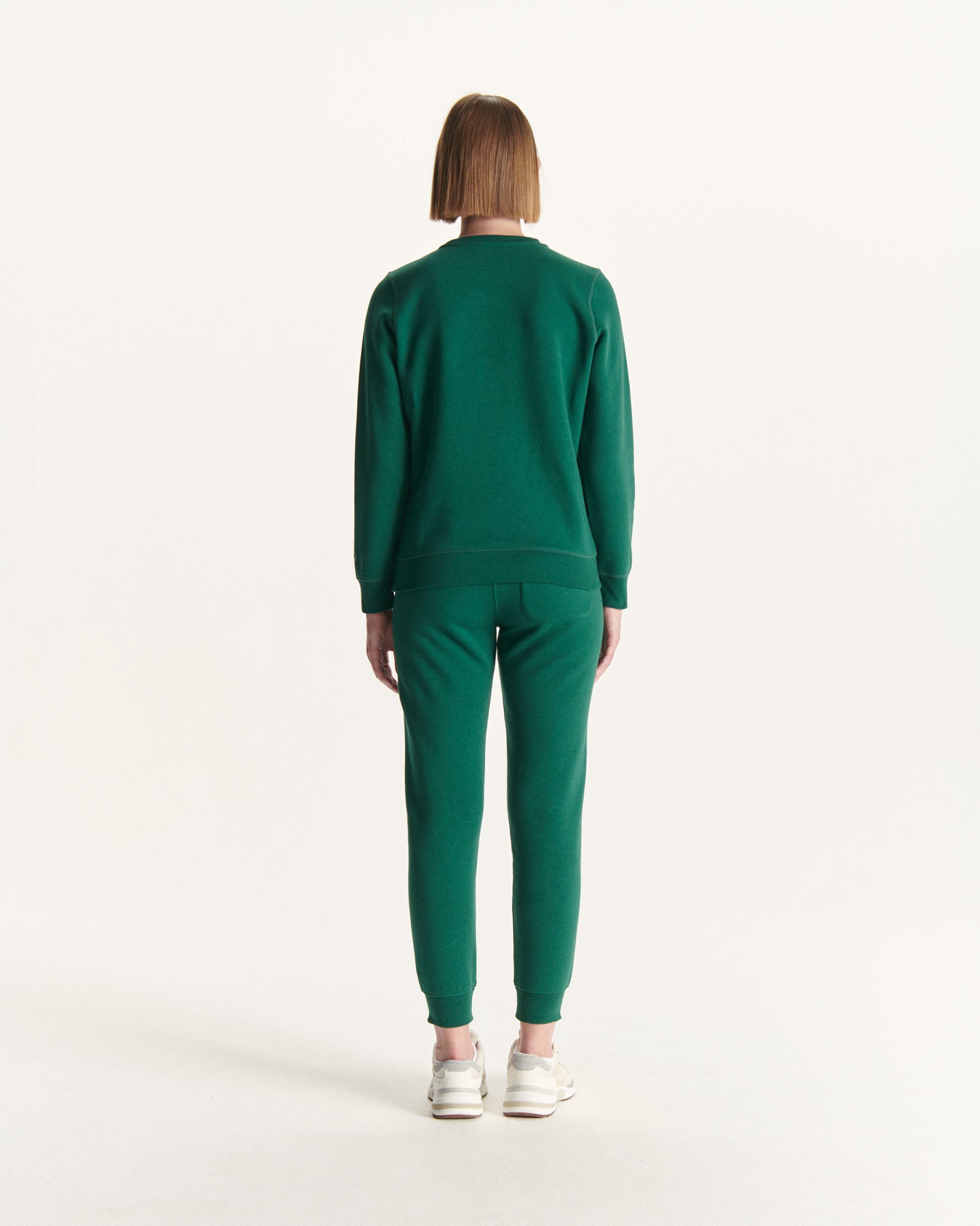 Sweat en coton biologique Vert foncé Elvas