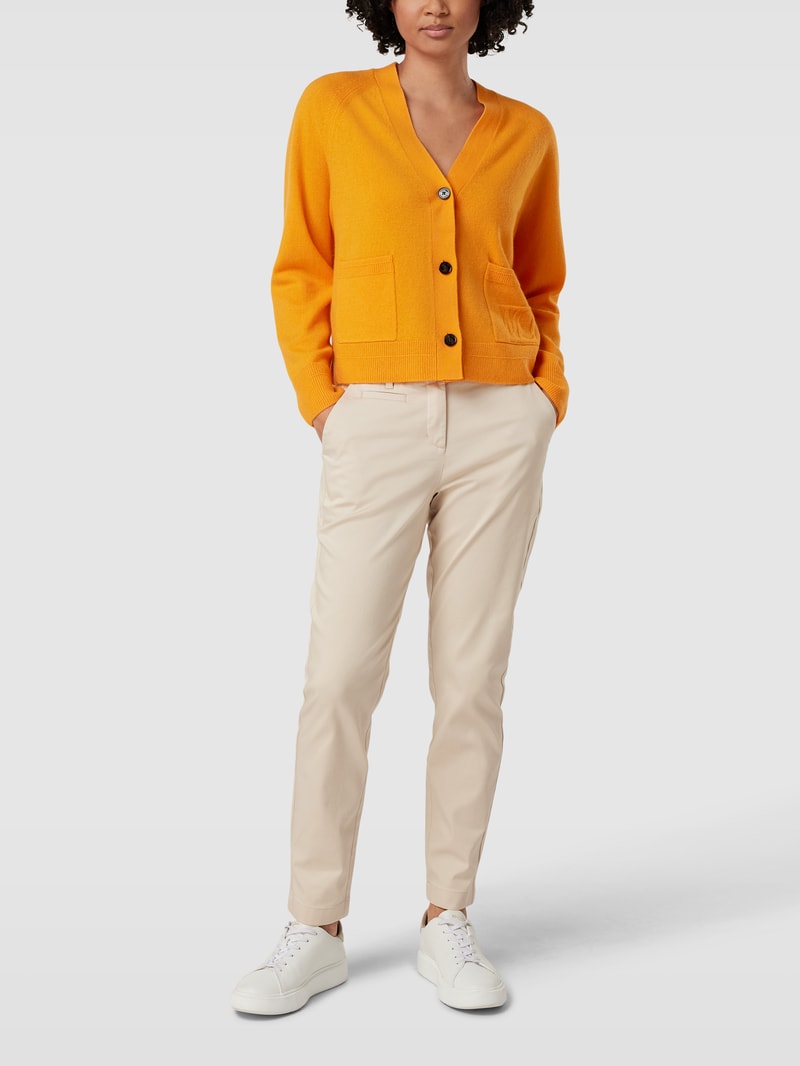Chino mit Gürtel in beige