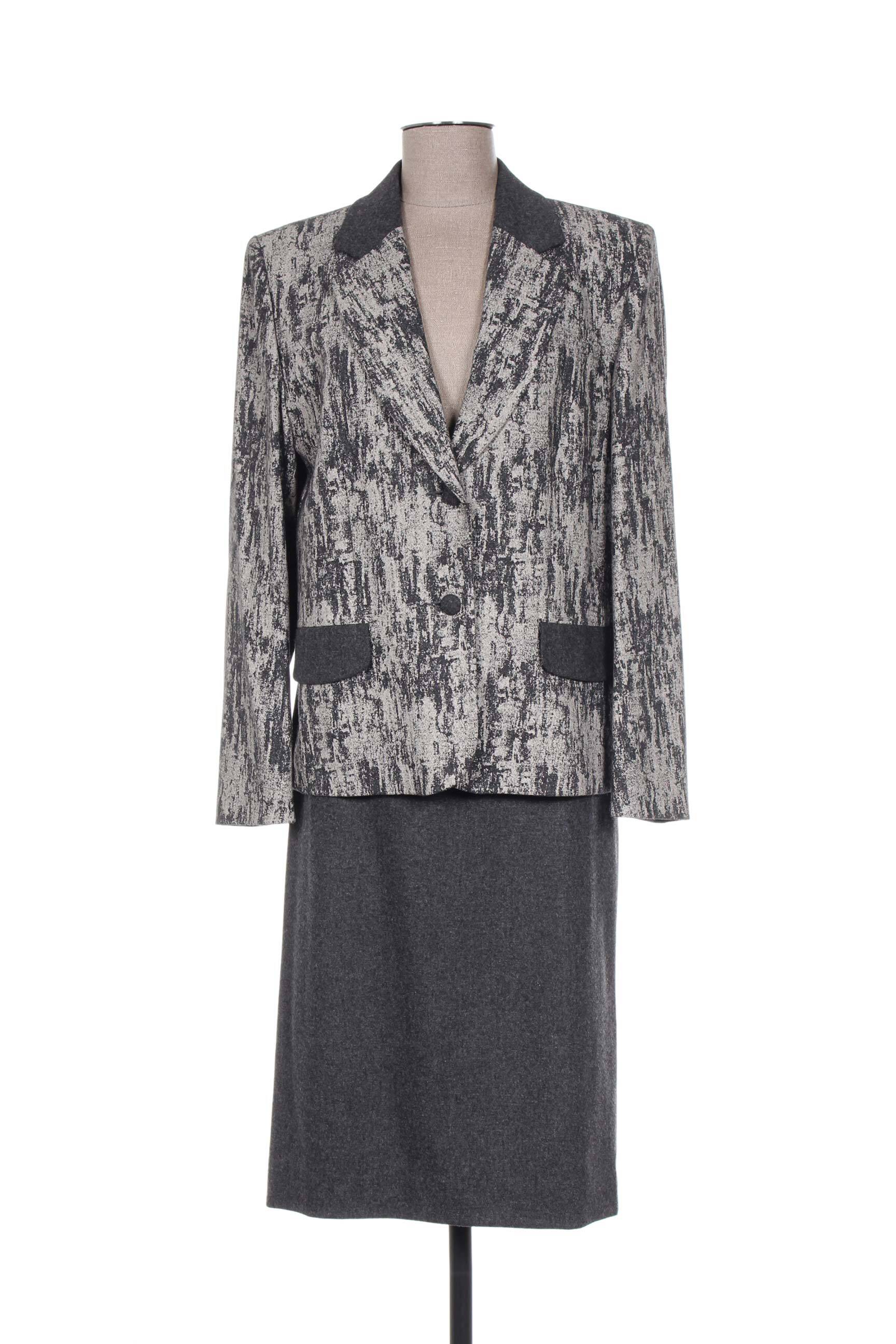 Nonet Jupe Veste Femme couleur gris
