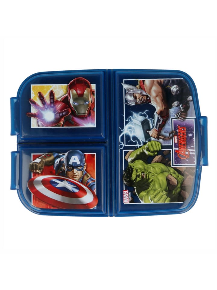 Marvel Brotdose | 3 Fächer | Marvel Avengers | Lunch to Go | Vesper Dose günstig kaufen onesize