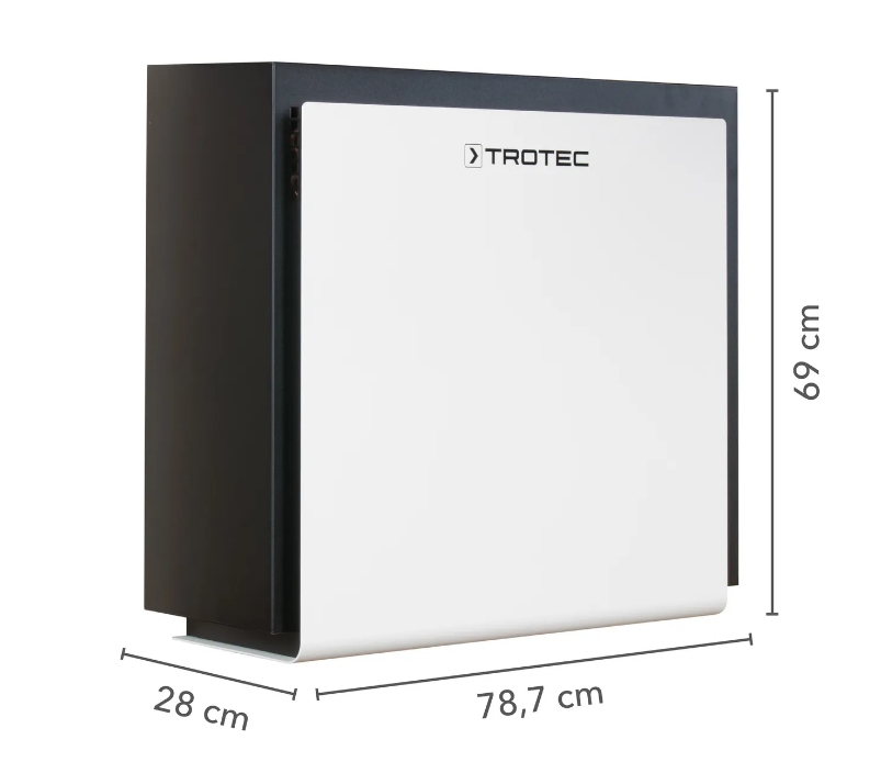 Trotec 1125000416 DH 30 VPR+ ilmankuivain ruostumatonta terästä 45L/24H