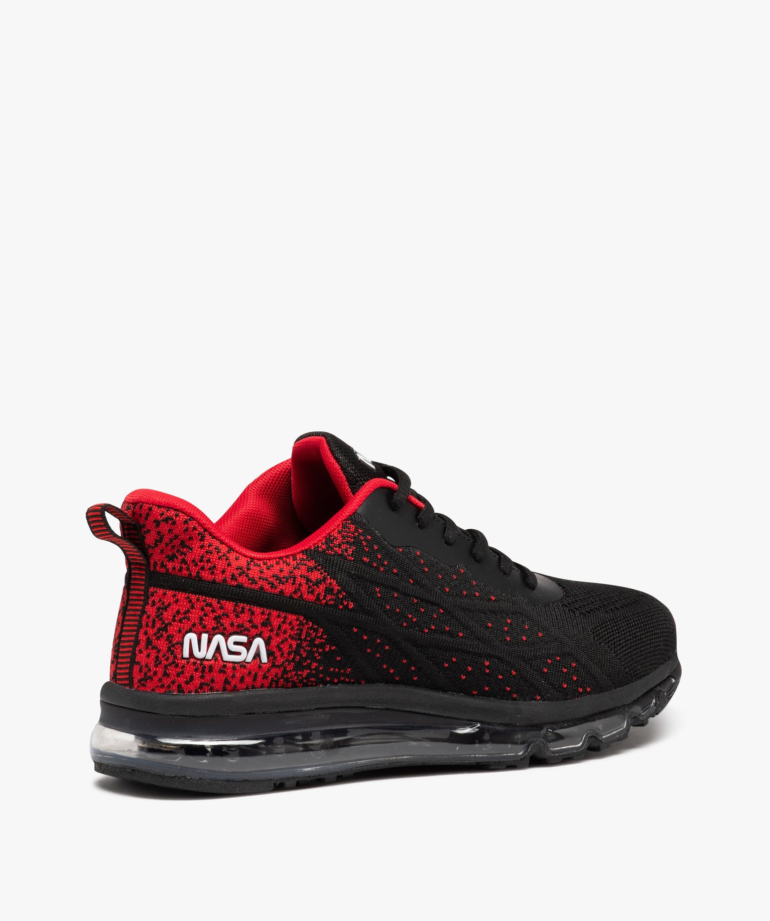 Baskets homme à semelle bulle d'air en mesh - Nasa noir | GEMO