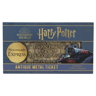 Harry Potter Replik - Hogwarts Train Ticket (Limited Edition)