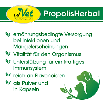 cdVet Ergänzungsfutter & Aufzucht cdVet PropolisHerbal 20g 450 g