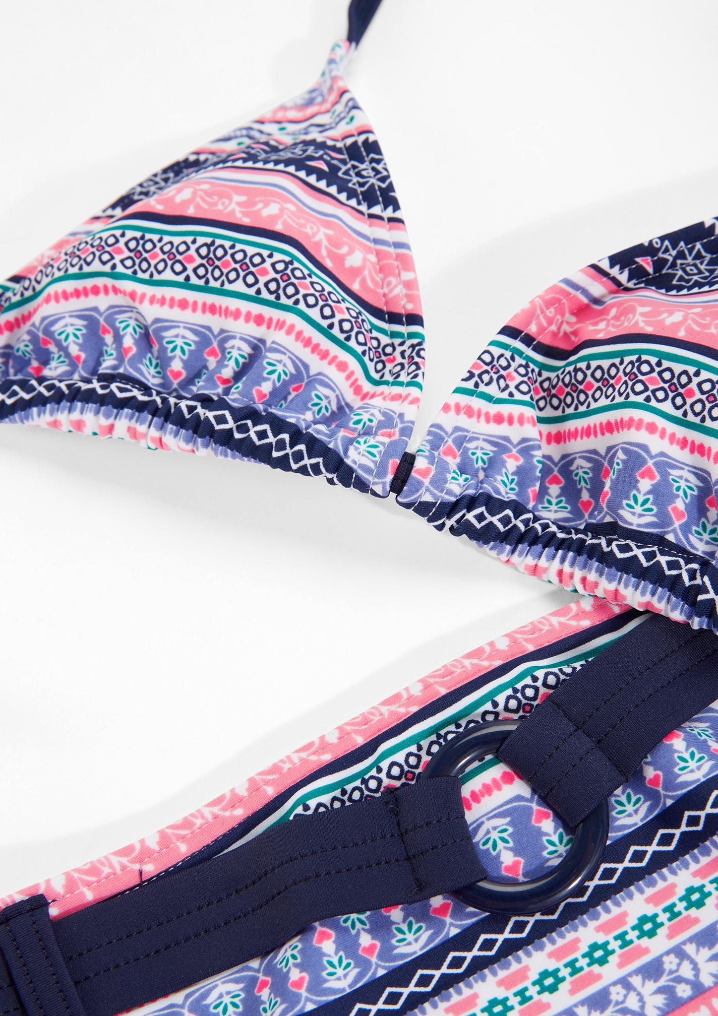 Gemusterter Neckholder-Bikini  524.720.257.97240-21573