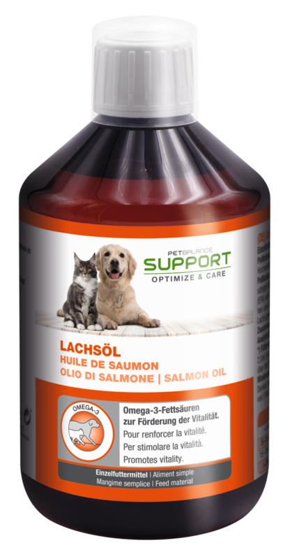 PetBalance Ergänzungsfutter & Aufzucht PetBalance Support Lachsöl 500 ml