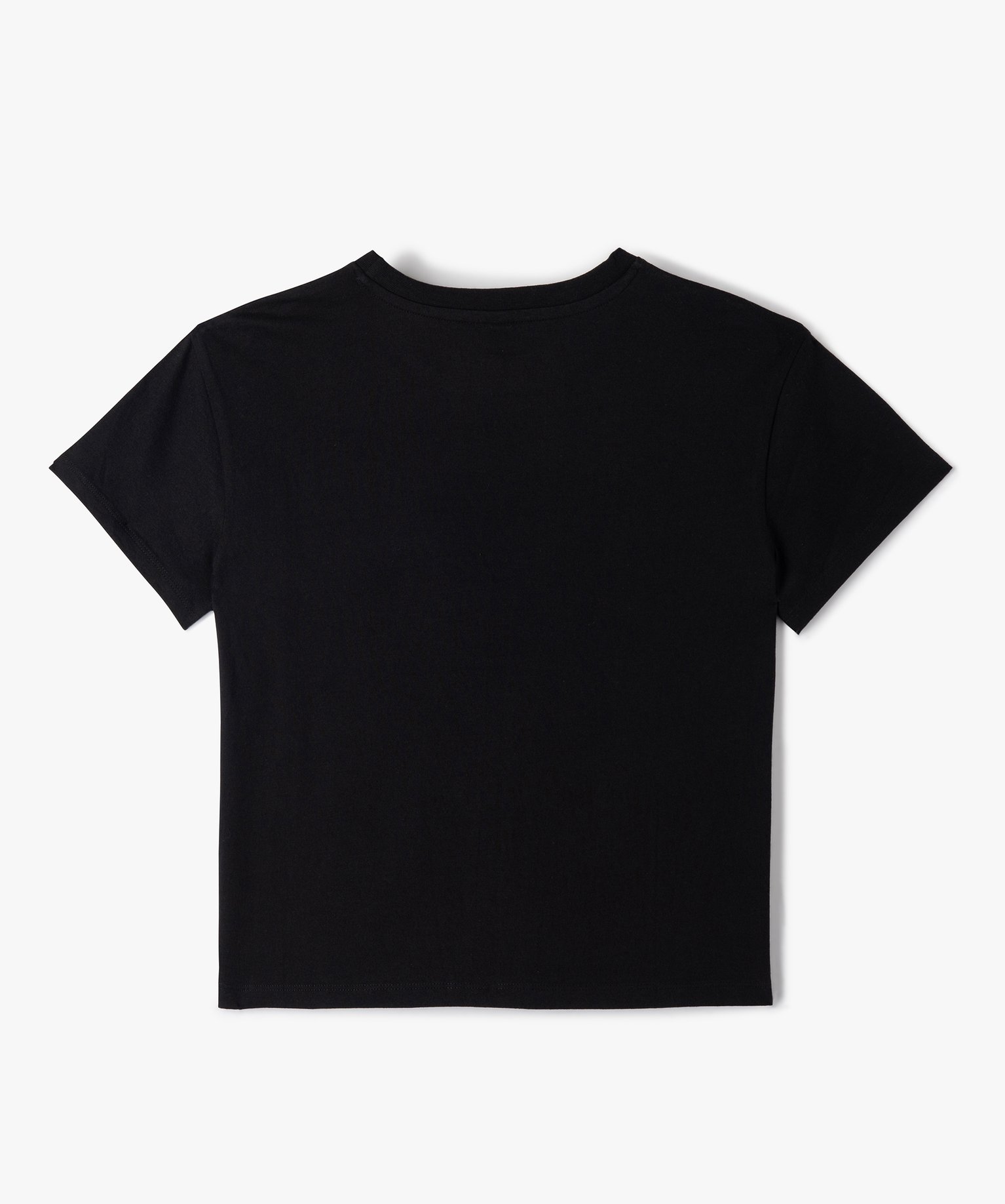 Tee-shirt fille à manches courtes coupe ample - One Piece noir | GEMO