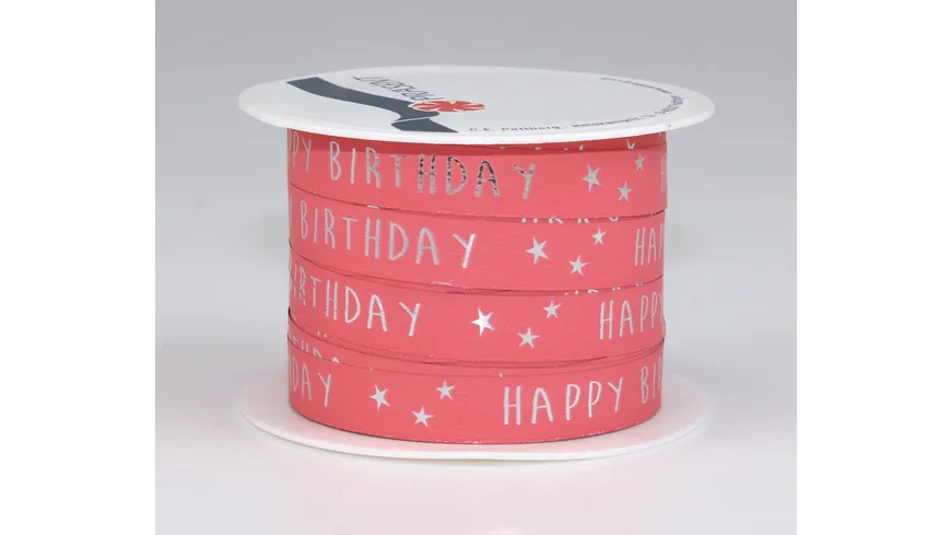 PRÄSENT Polyringelband Birthday korall 10 m