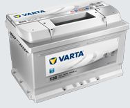 VARTA Silver Dynamic 5744020753162 Autobatterien, E38, 12 V, 74 Ah, 750 A