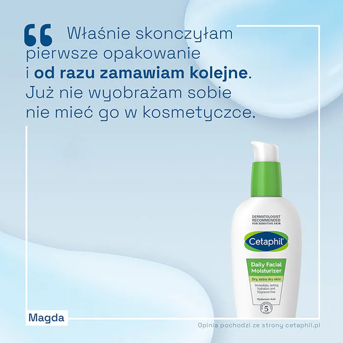 Cetaphil hidratantna krema za lice za dnevnu upotrebu s hijaluronskom kiselinom