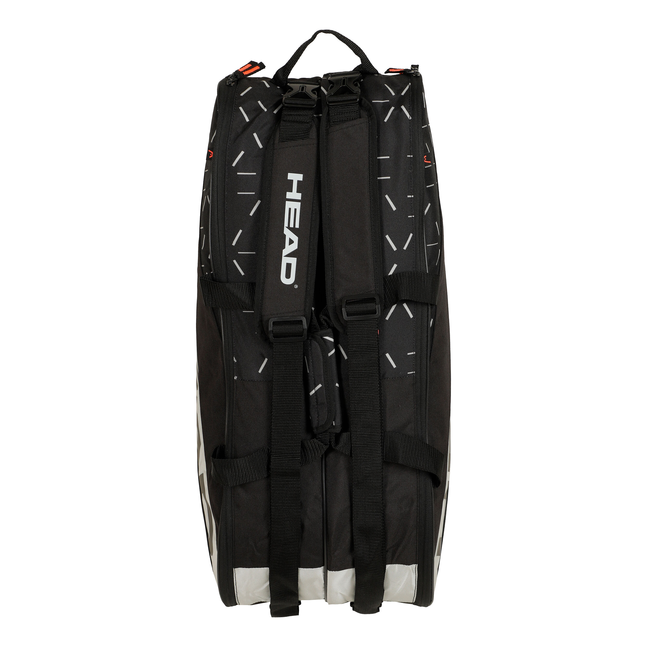 Team Racquet Bag L Schlägertasche - Schwarz, Grau