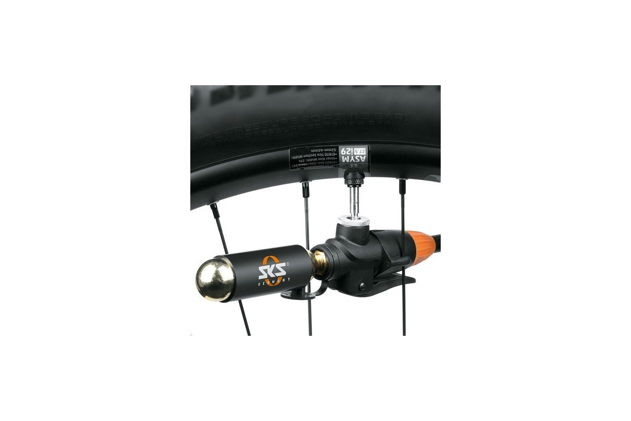 SKS Tl-Head-Set Pumpenkopf fu00fcr Standpumpen + CO2 Kartuschenpumpe