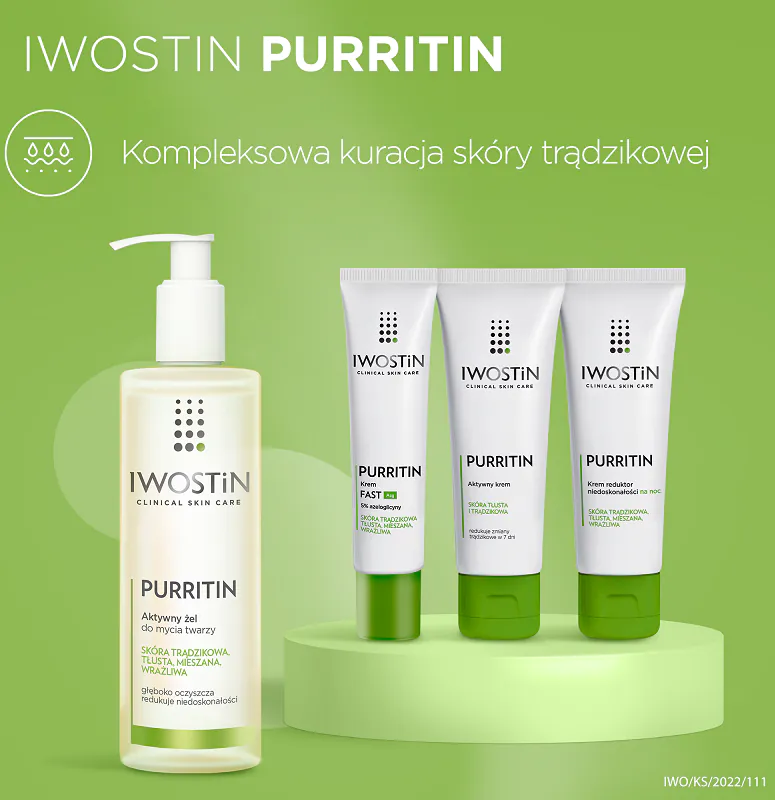 Iwostin Purritin aktivni gel za čišćenje lica
