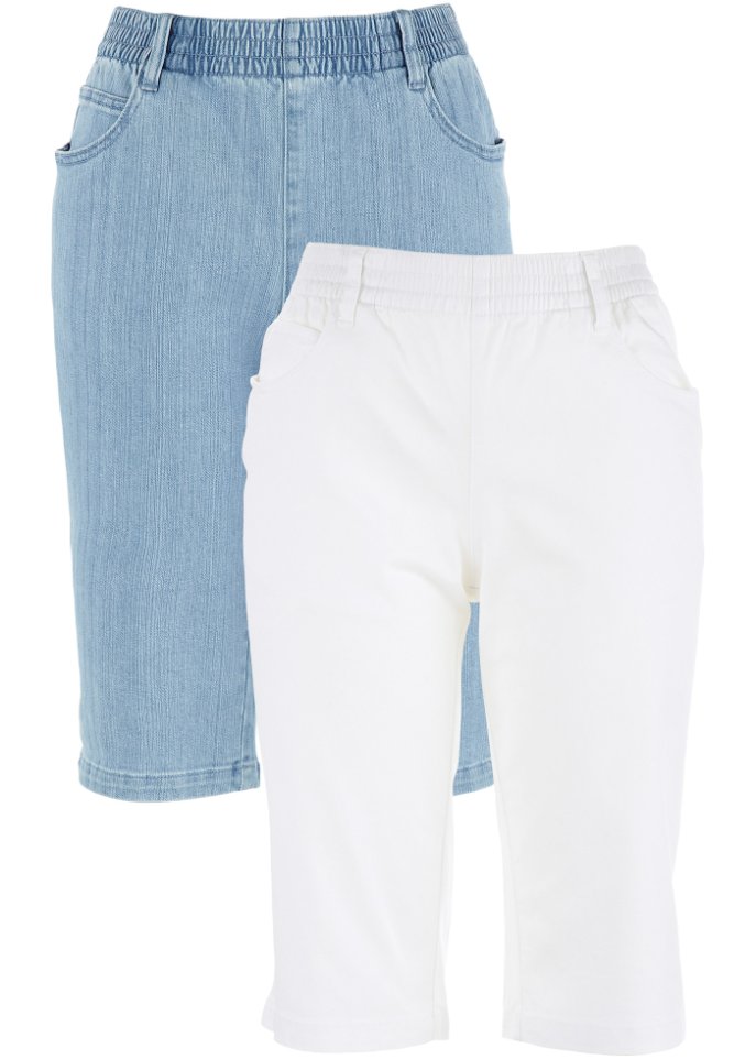 Stretch-Bermuda (2er Pack)