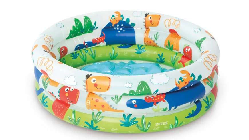 Intex - Dino Buddies 3-Ring Baby Pool