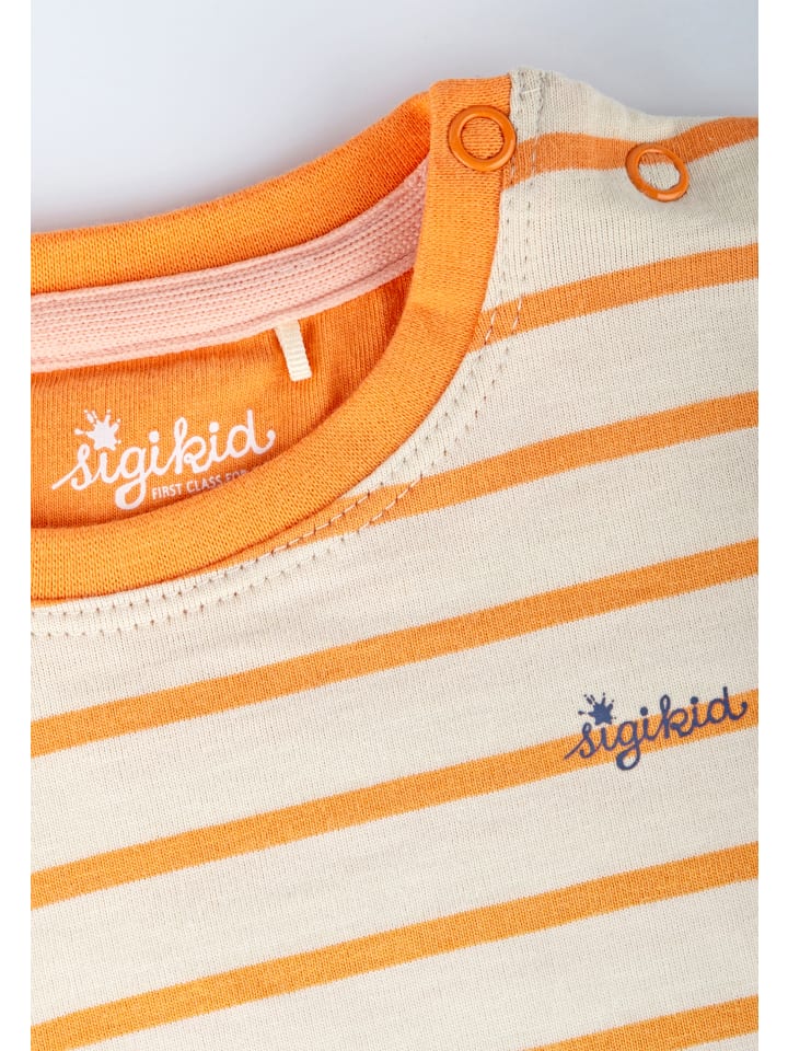Sigikid Kleid Wild Flamingo in creme/orange/blau günstig kaufen
