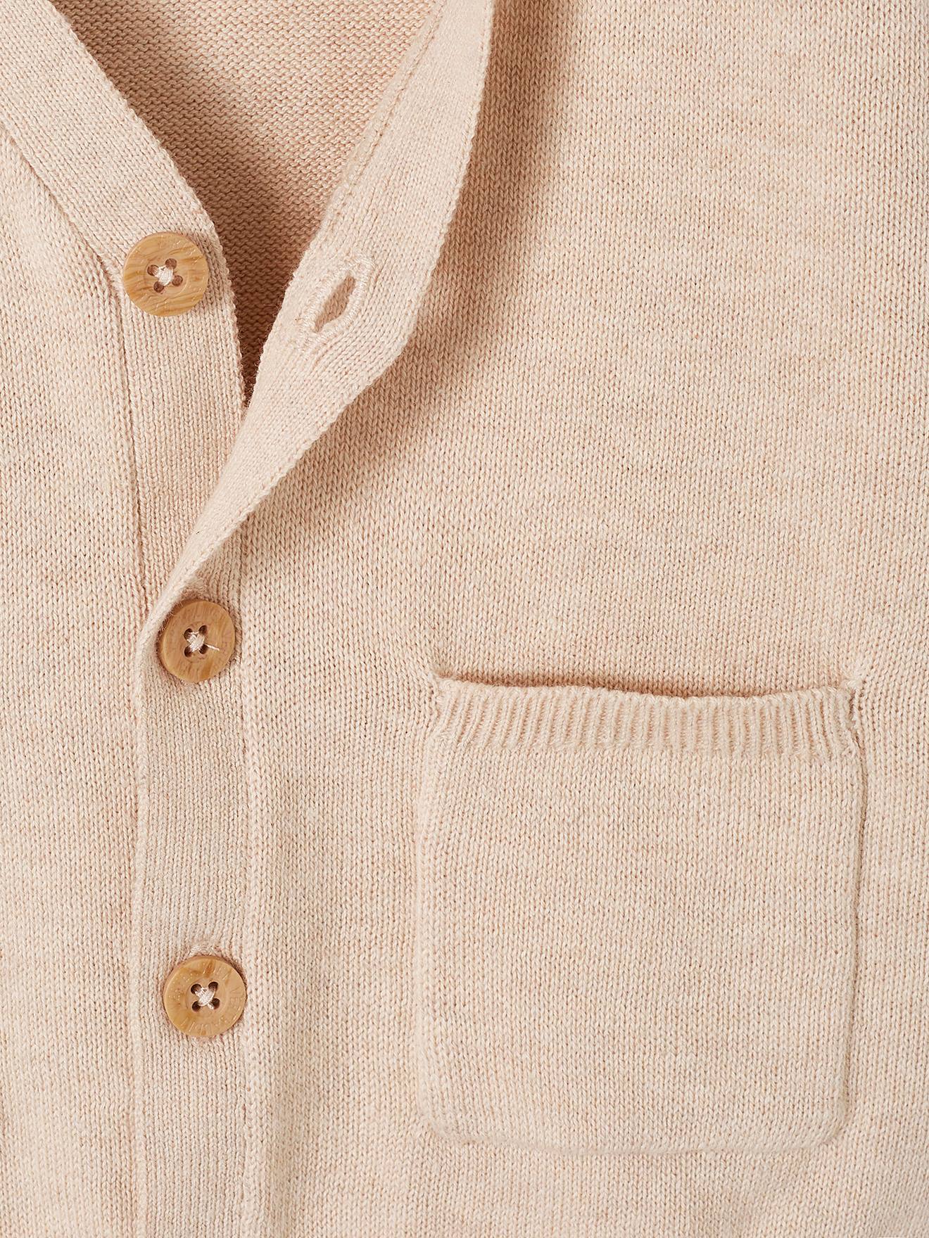 Vertbaudet Baby Strickjacke Oeko-Tex - beige meliert