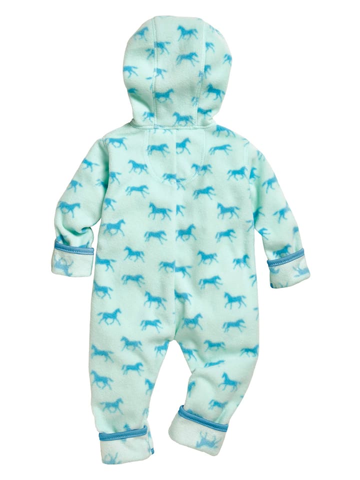 Playshoes Fleece-Overall in Türkis günstig kaufen