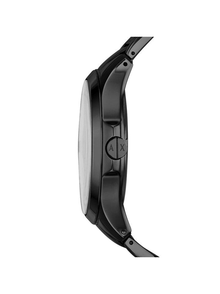 Armani Quartzuhr Hampton in Schwarz günstig kaufen M