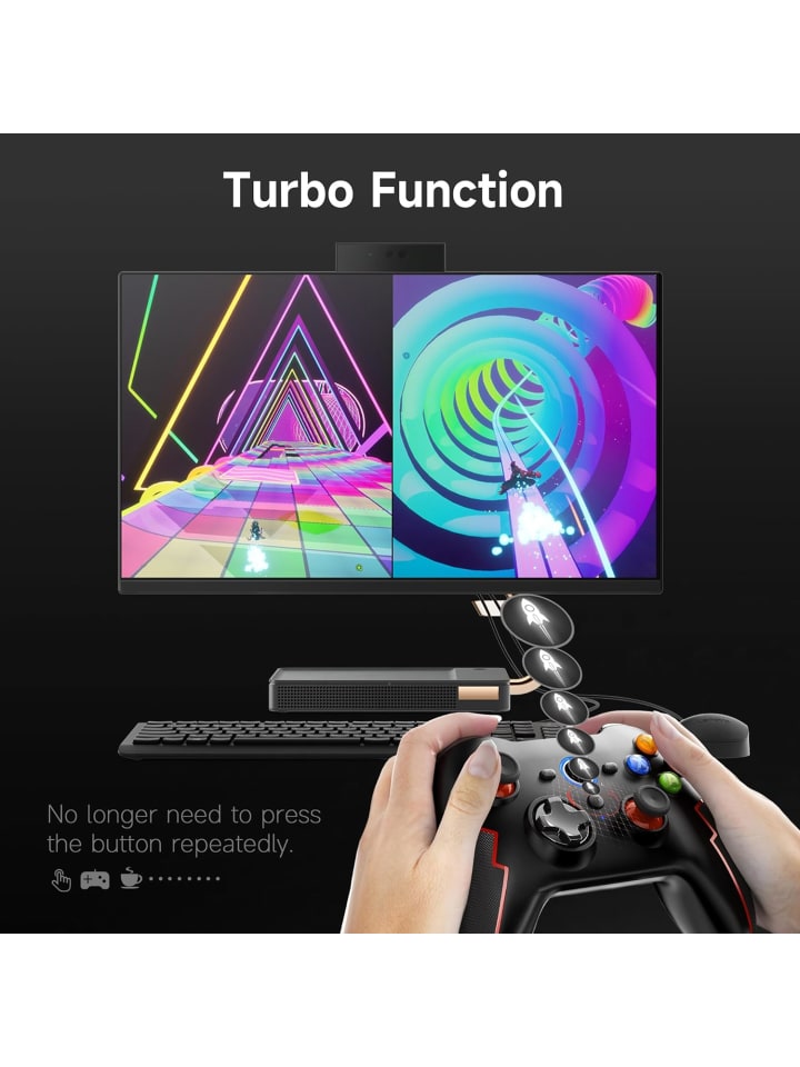 COFI 1453 9013 Pro Wireless-Controller mit Hall-Trigger Rot in Rot günstig kaufen 1