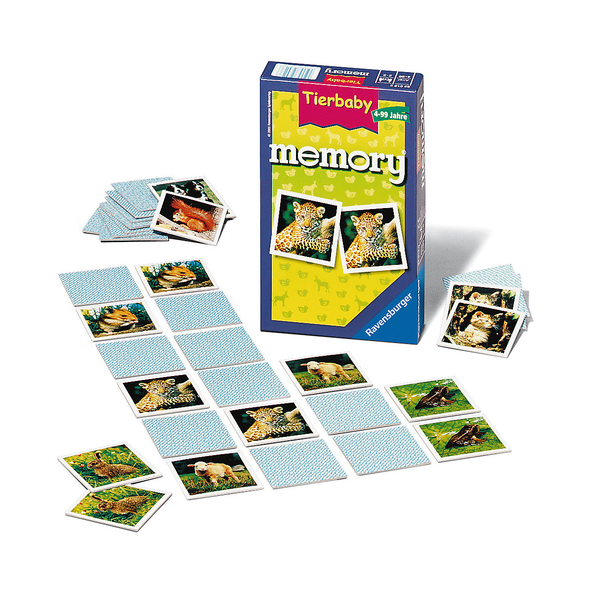 Mitbringspiel memory®, 48 Karten (24 Paare), Tierbaby