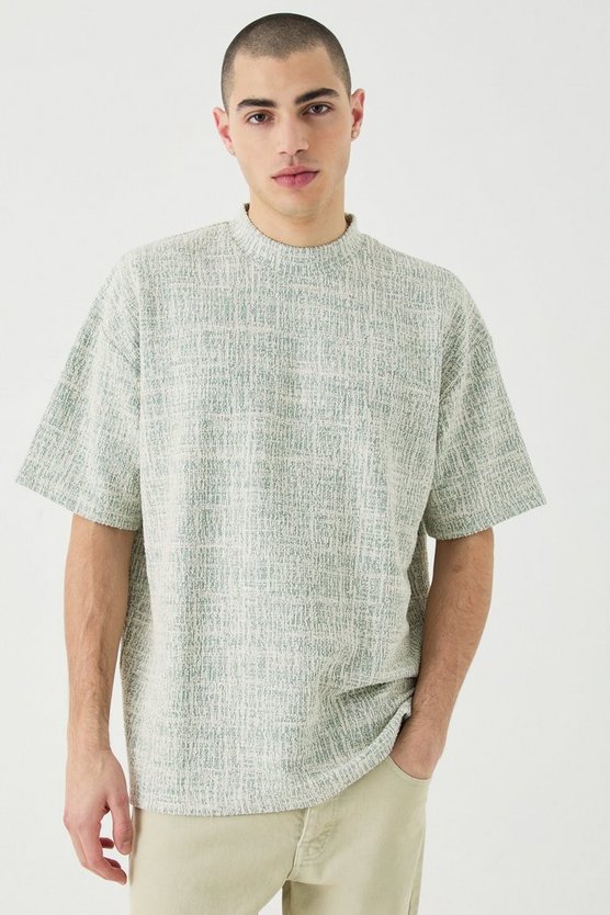 Strukturiertes Oversize T-Shirt