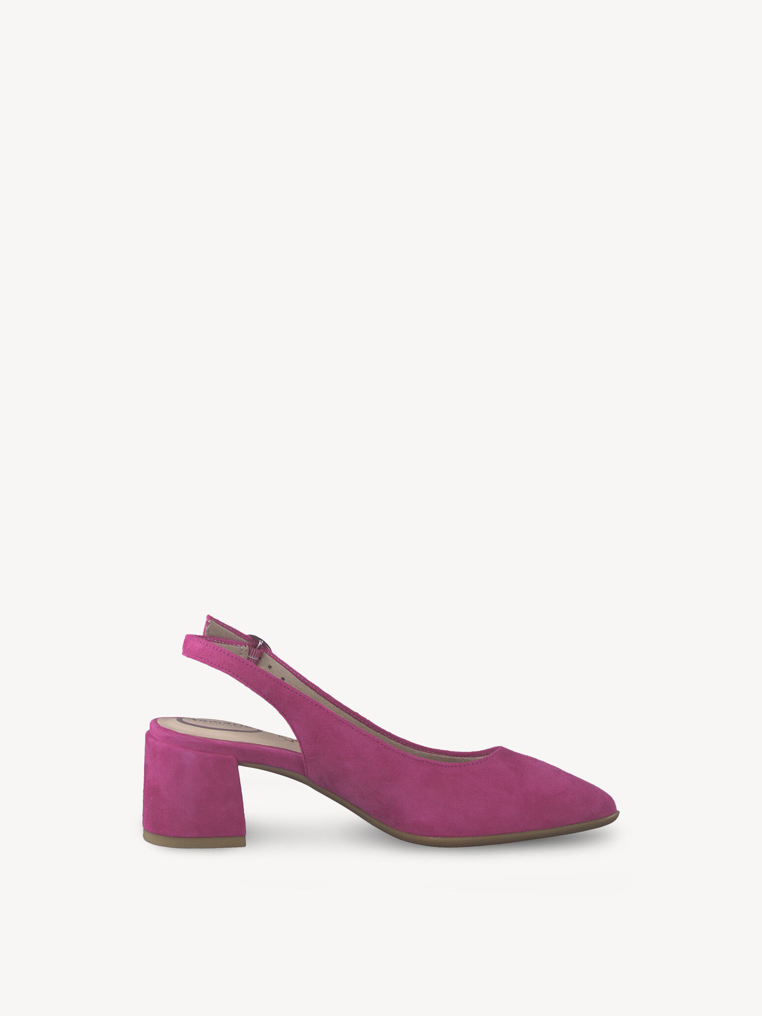 Escarpin en cuir - rose fuchsia
