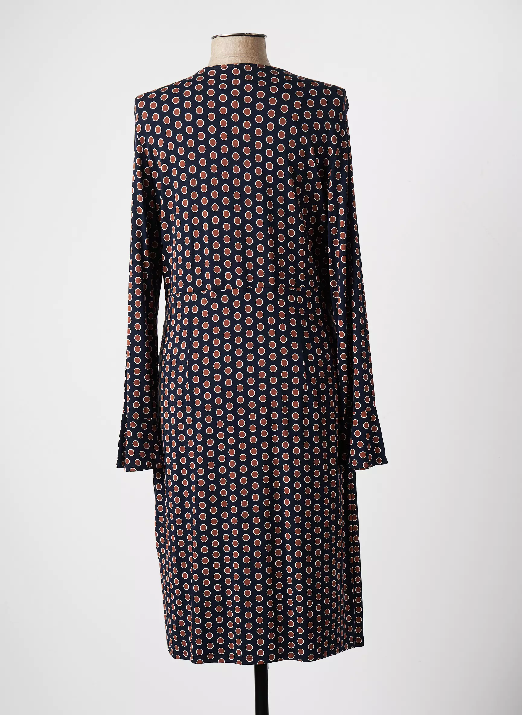 Olsen Robes Mi Longues Femme couleur bleu