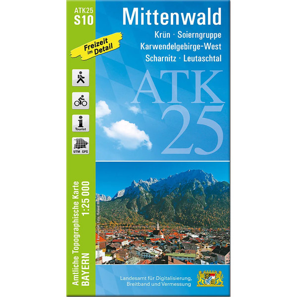 MITTENWALD 1:25 000 - Wanderkarte