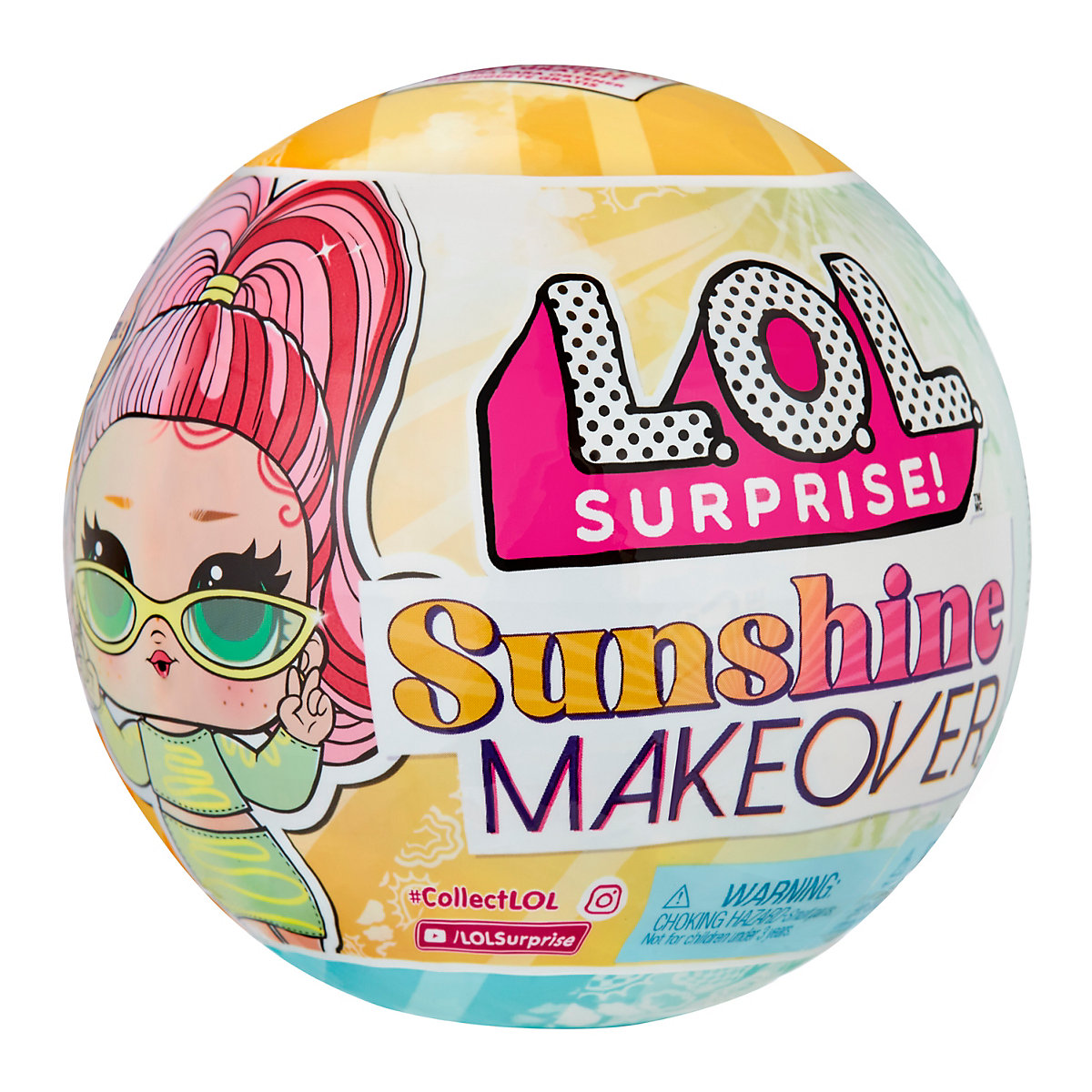 MGA 589396EUC L.O.L. Surprise Sunshine Color Change Doll Asst in PDQ