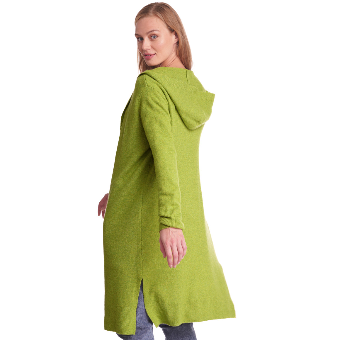Damen Strickjacke mit Kapuze