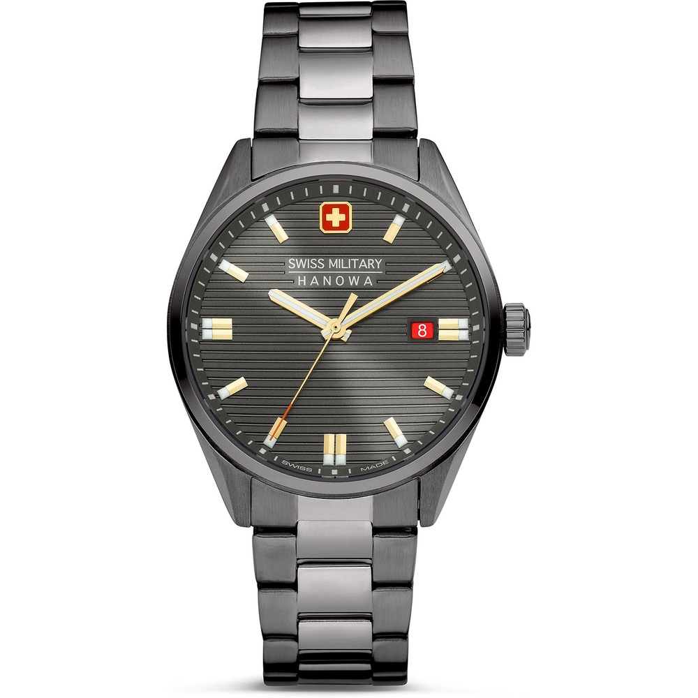 SWISS MILITARY HANOWA Montre pour hommes Acier inoxydable Montre
