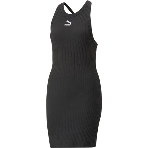 DAMEN KLEID CLASSICS RIBBED SLEEVELESS DRESS