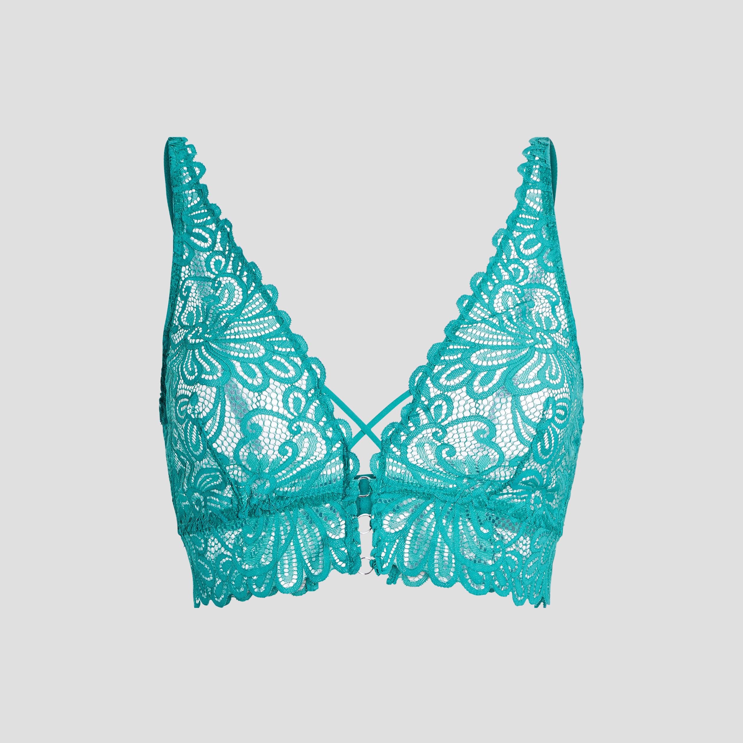 Soutien-gorge foulard vert émeraude femme | La Halle