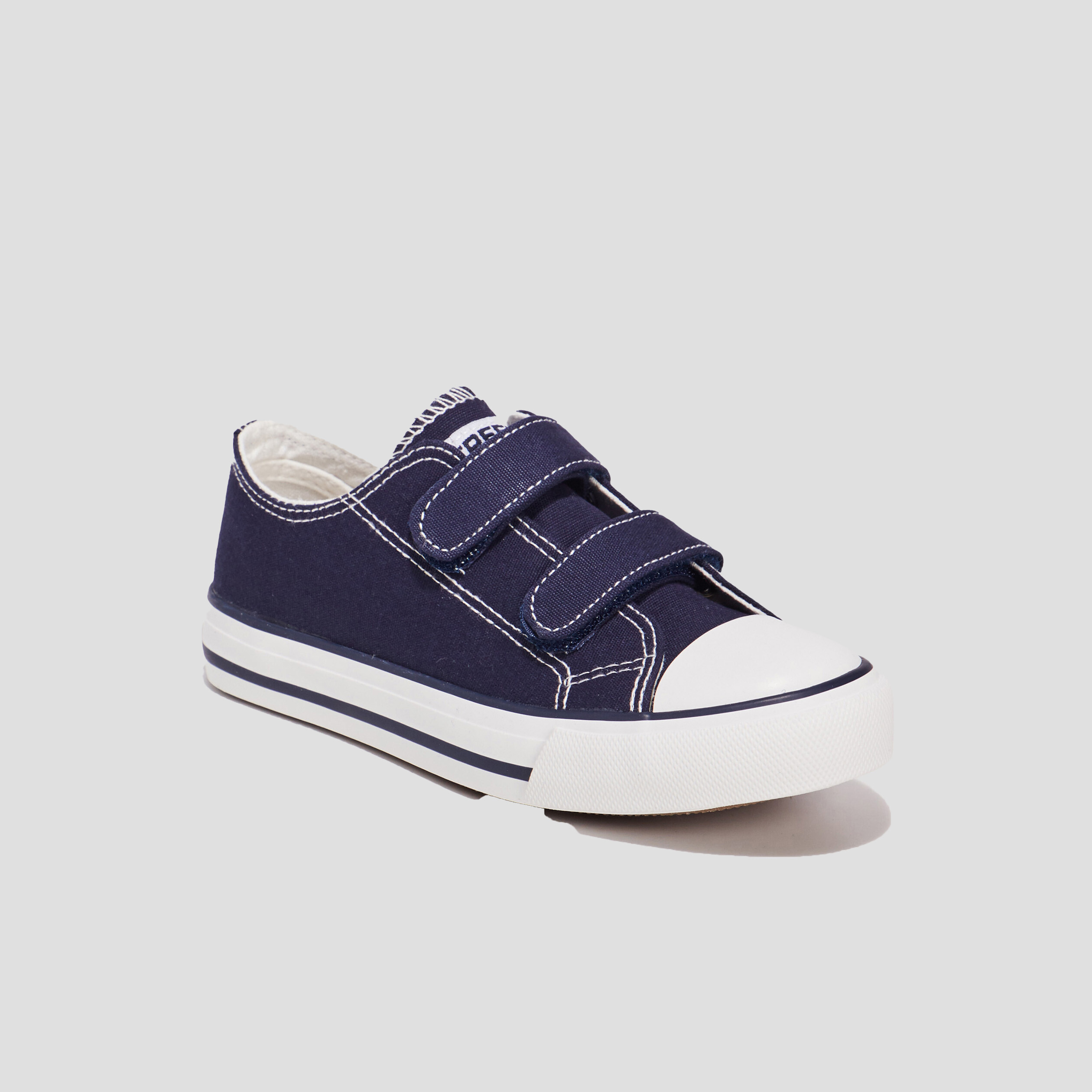 Tennis en toile à scratchs Creeks bleu marine garçon | La Halle