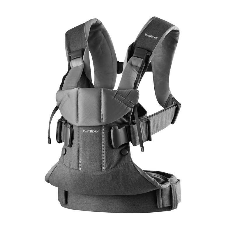Porte-bébé One gris anthracite coton BabyBjörn
