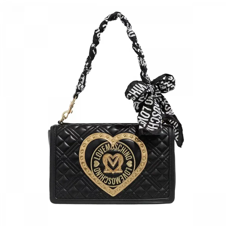 Love Moschino - Love Moschino Shoulder Bags Kunstleder Black - schwarz