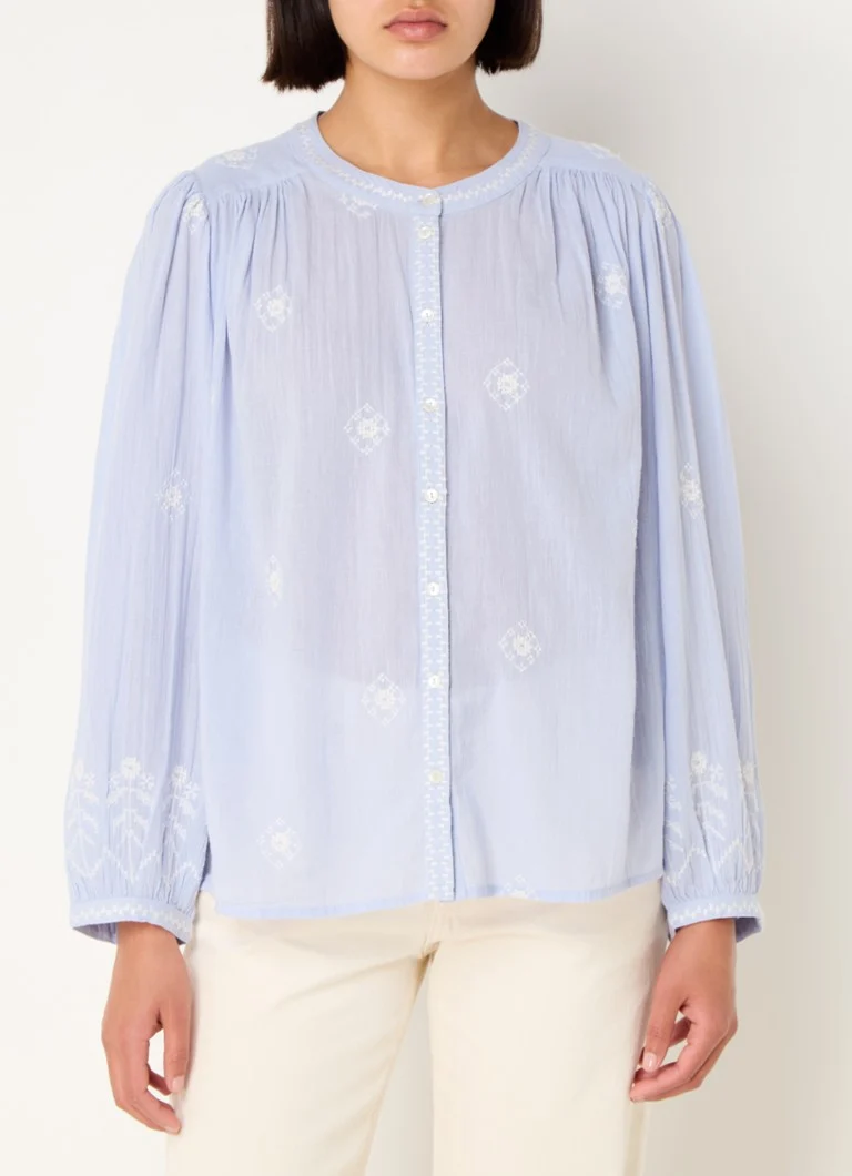 ba&sh Duha blouse with embroidery