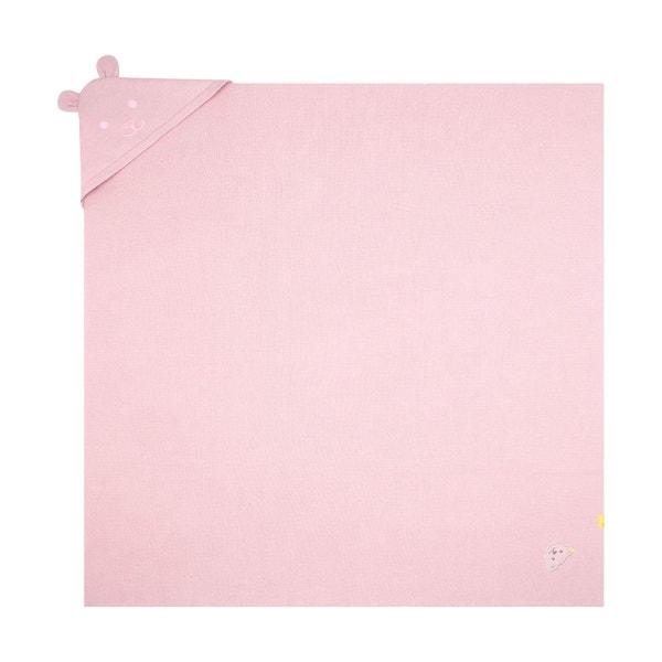 Decke Strick, rosa für Mädchen